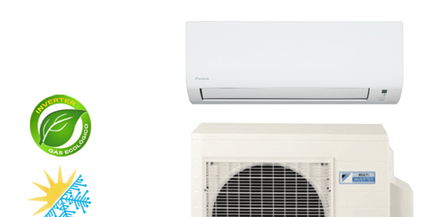 Ar Condicionado Daikin Multi Split Inverter 23.000 BTU/h (1x 09.000 1x 18.000) – Quente/Frio 220V